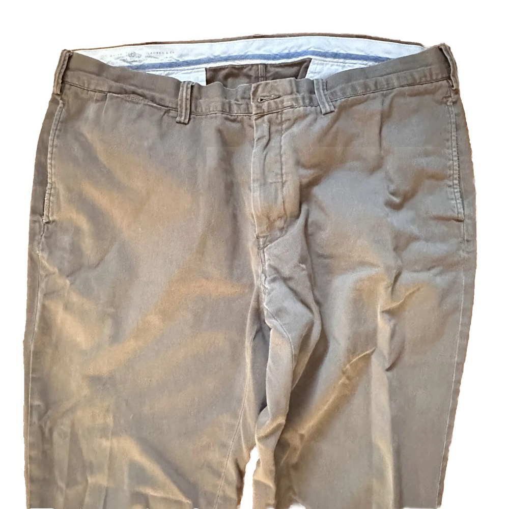 Polo Ralph Lauren Pants Men's‎ 38x34 Tan Classic Fit Pants Khaki Bedford Chino - Picture 4 of 15